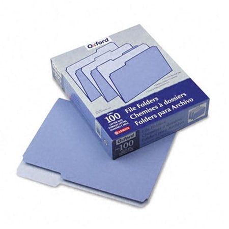 Pendaflex Two-Tone File Folder- 1/3 Cut- Top Tab- Letter- Lavender/Light Lavender- 100/Box PE31801